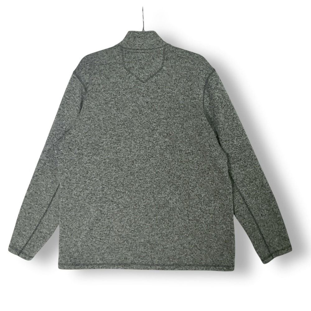Eddie Bauer Men's Fleece Pullover Sz XL Half Zip Casual Gray - Picture 7 of 12